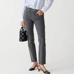 Bundle Of 2 JCrew Vintage Straight Corduroy Pants Size 25 Coral Pink & Grey